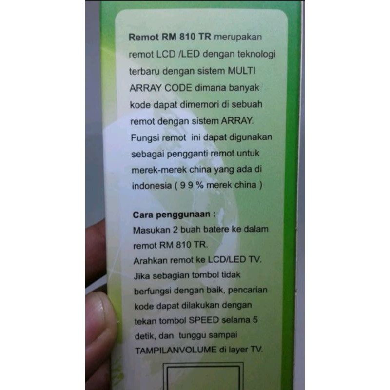 REMOTE REMOT MULTI TV LED LCD CINA