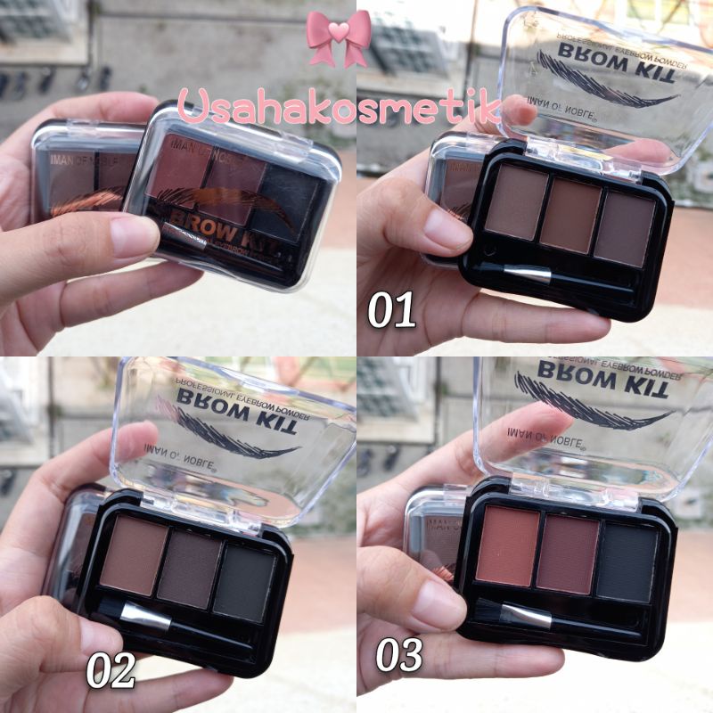 IMAN OF NOBLE EYEBROW 2 WARNA EYEBROW POWDER 2 WARNA No. 970