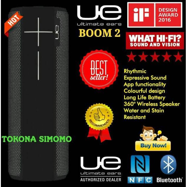 PROMO Ultimate Ears UE BOOM 2 Bluetooth Portable Speaker Original MURAH