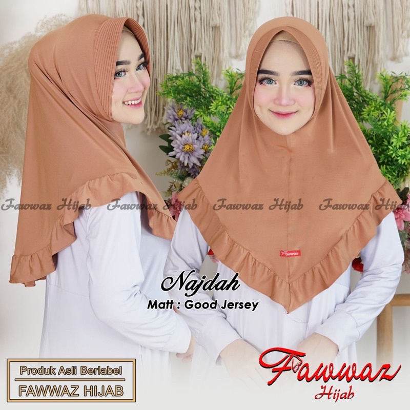 Najdah by Fawwaz hijab simple collection jilbab