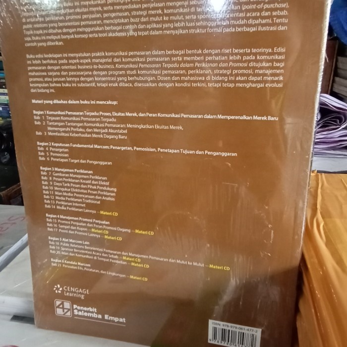 

HOT SALE!!! KOMUNIKASI PEMASARAN TERPADU EDISI 8 KARYA TERENCE A SHIMP TERBARU