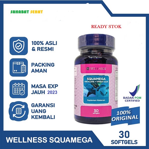 Squamega 30 Softgels - WellNess  Omega 3,6,9