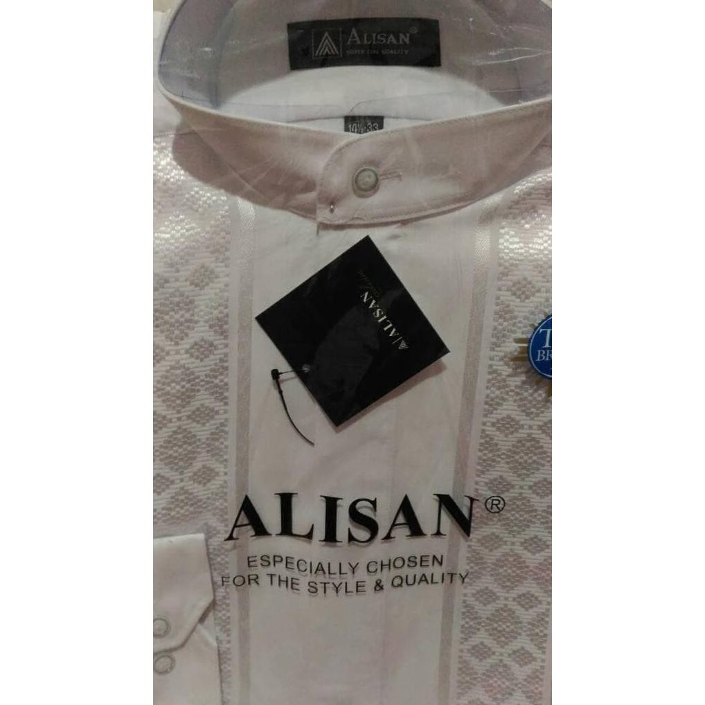 Promo Koko Alisan Putih Lengan Panjang