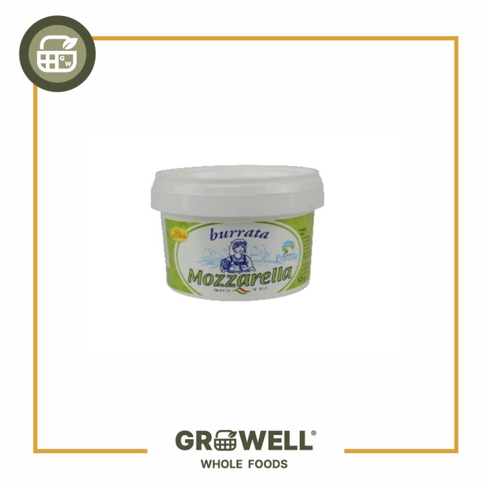 

Europomella Burrata Cow In Brine Chilled 100Gr