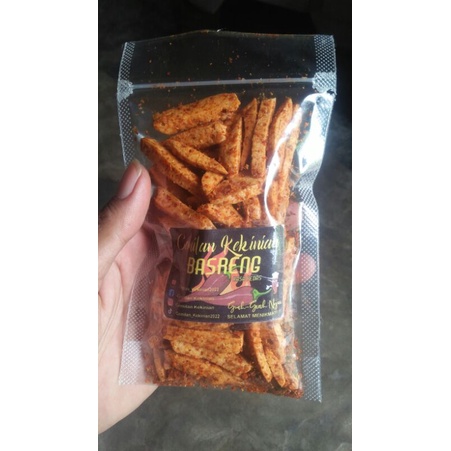 

basreng daun jeruk rasa pedas