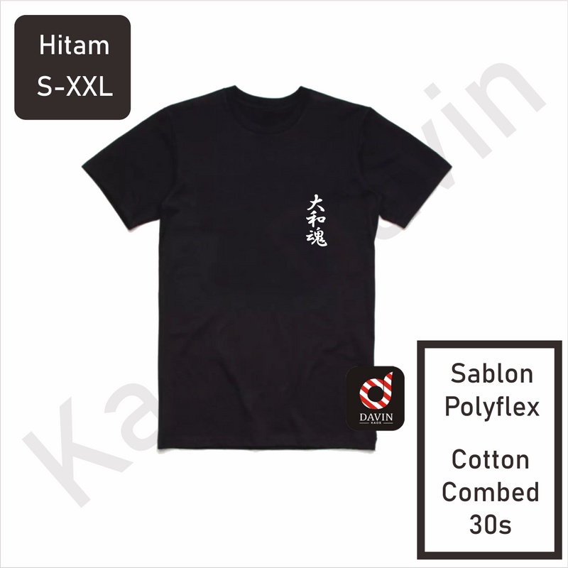 Kaos Distro Pria TULISAN JEPANG 5 / COD Original Keren Premium Baju Keren wanita Awet Tahan Lama