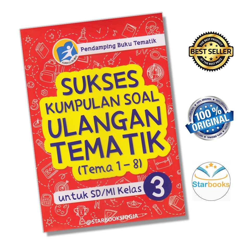 Bestseller Buku Kelas 3 Sd Sukses Kumpulan Soal Ulangan