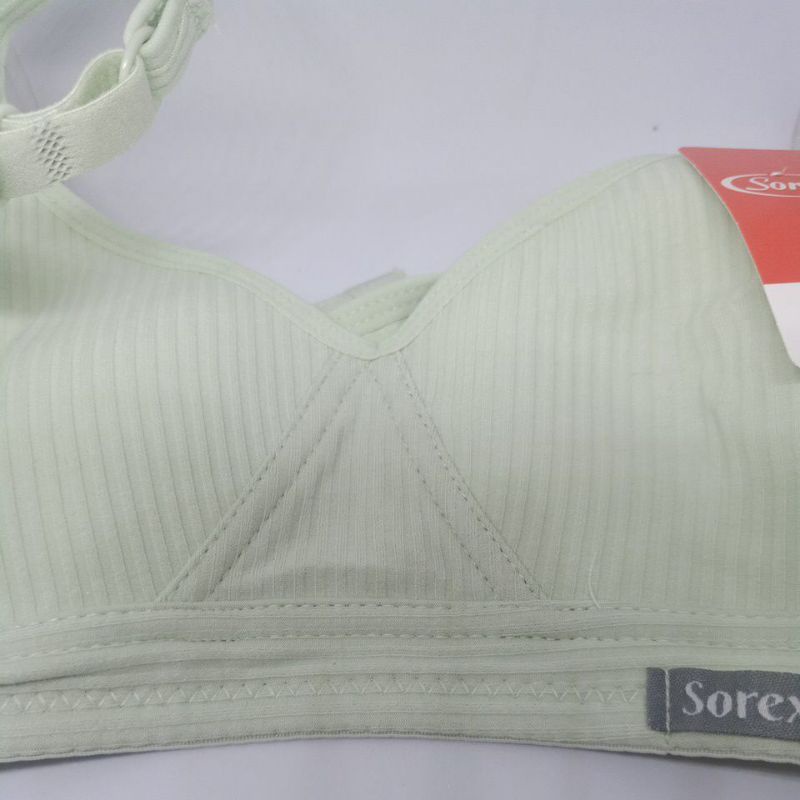 Sorex comfortable Bra BH 99175 Tanpa Kawat Busa Tipis Kait 3 cup B (34-38)