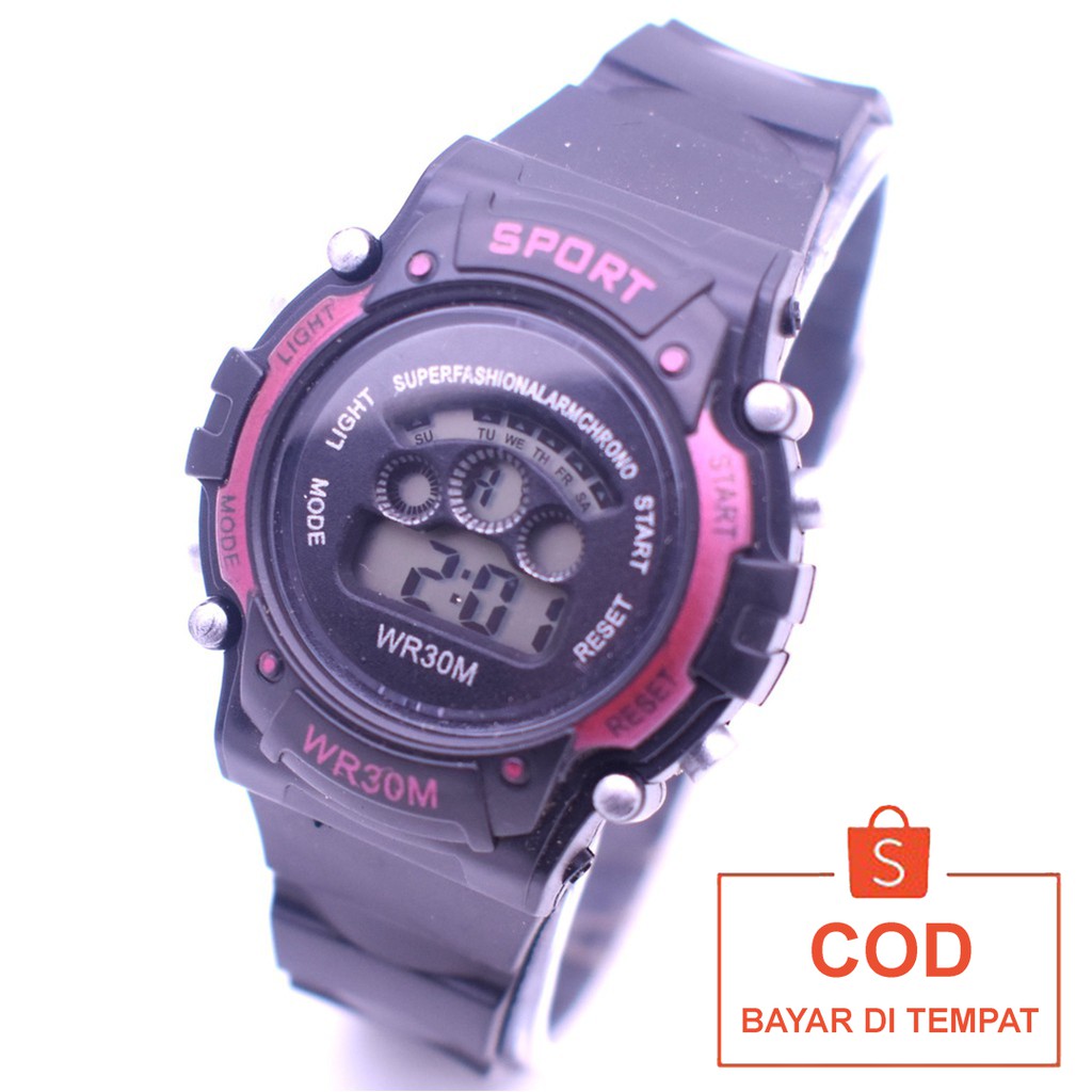 ✅COD Jam Tangan Digital Sport Watch Fashion Pria Cowok Anti Air Murah Couple Original