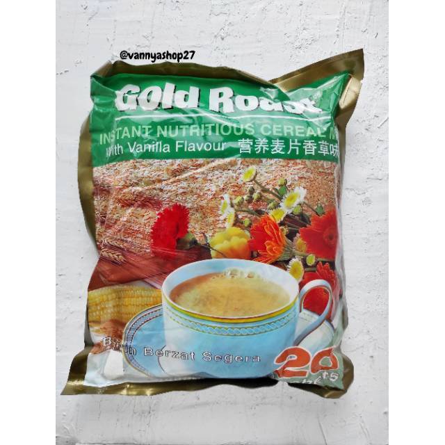 

Gold Roast Instant Nutritious Cereal Vanilla (Sereal Instan) 20 Sachets
