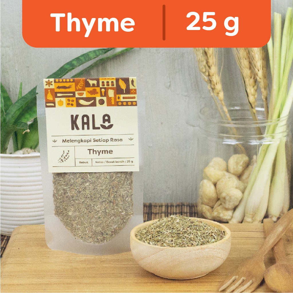 

Daun Thyme Bubuk 25 gram Bumbu bubuk Murni Thyme Powder