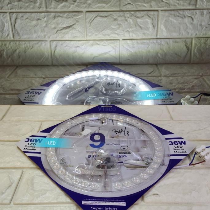 @@@@] TL Ring LED 36w 36 watt 220v pengganti Neon TL Bulat 40w Putih Visco