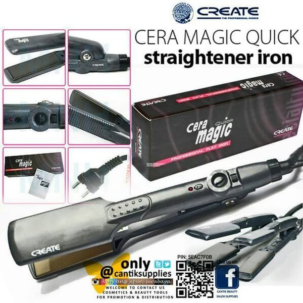 CATOK CERA MAGIC QUICK IRON ORIGINAL/ ALAT PELURUS RAMBUT FLAT IRON