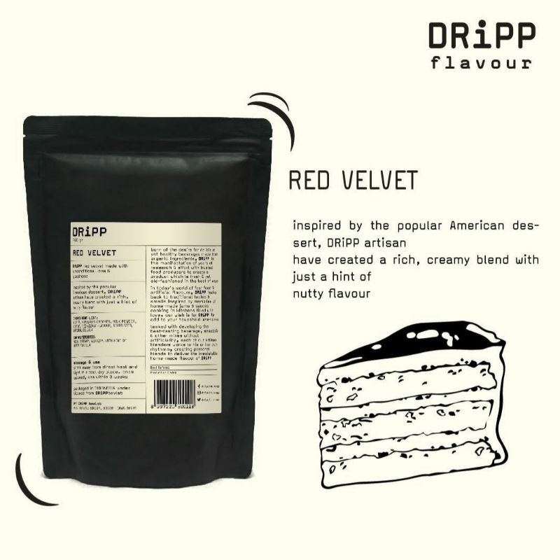 

Dripp Flavour Red Velvet Bubuk 760gram