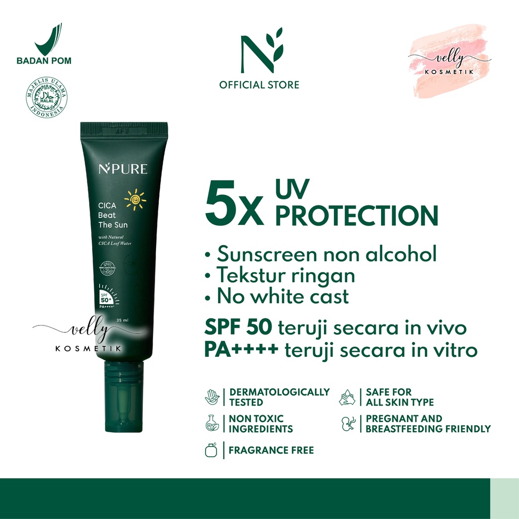 NPURE Cica Beat The Sun SPF 50 PA ++++ 35gr