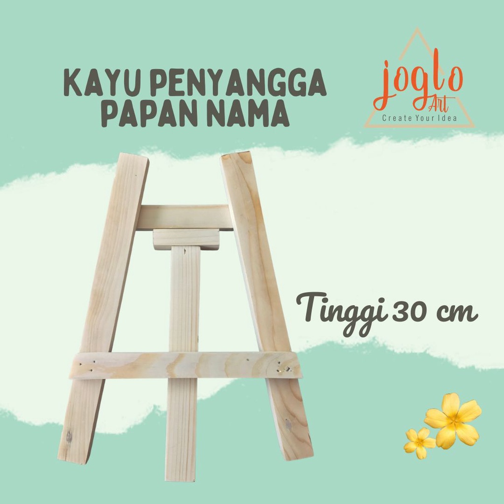 

kayu penyangga papan nama
