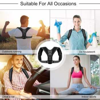 Tali Body Harness Korektor Postur Punggung Size M /Penyangga Punggung Bungkuk - Terapi Koreksi Postur Punggung Korektor Postur Penegak Punggung Original Pria dan Wanita Anti Bungkuk - Penyangga Tulang Belakang - Sabuk Terapi Penyangga Punggung Size M