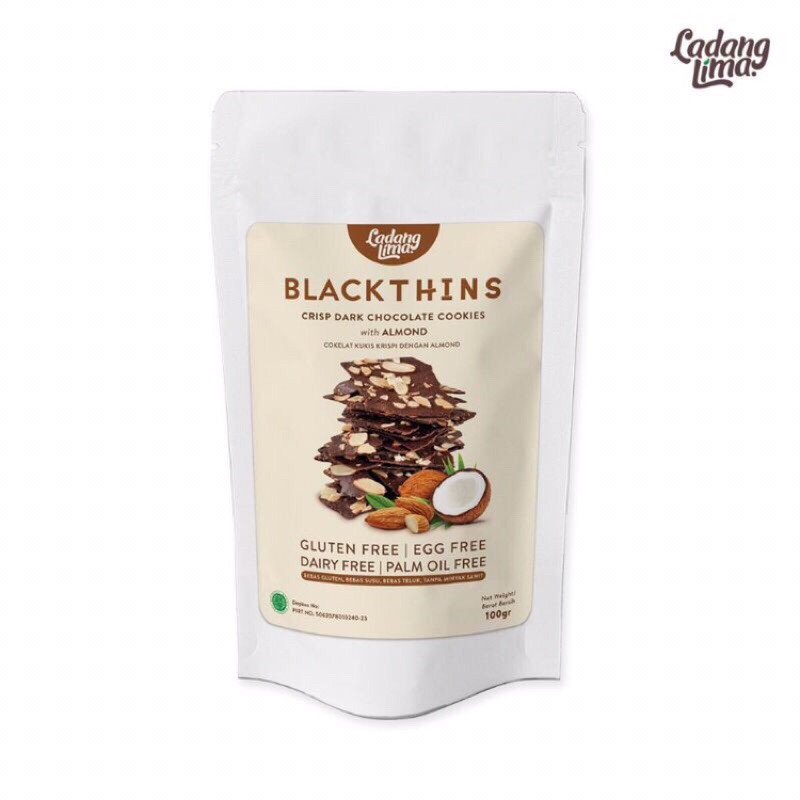 

Blackthins Crisp Dark Chocolate Cookies With Almond 100gr