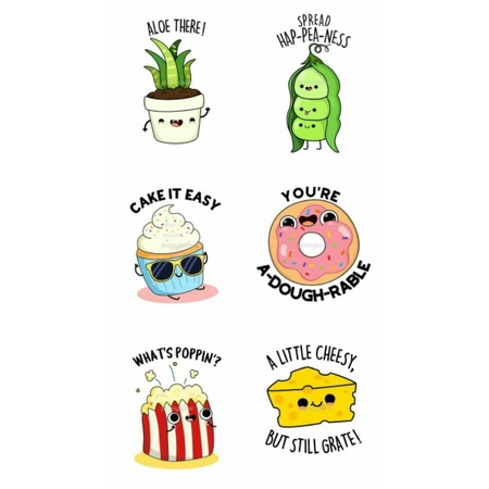 

STIKER DECO SNACKS