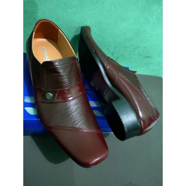 Sepatu Pantofel Kulit Pria Persada 6038 ( Produksi Sendiri )