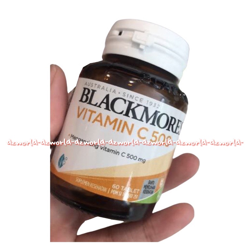 Blackmores Vitamin C 500mg 60tablet Suplemen Makanan Vit C Rasa Jeruk Orange Black Mores