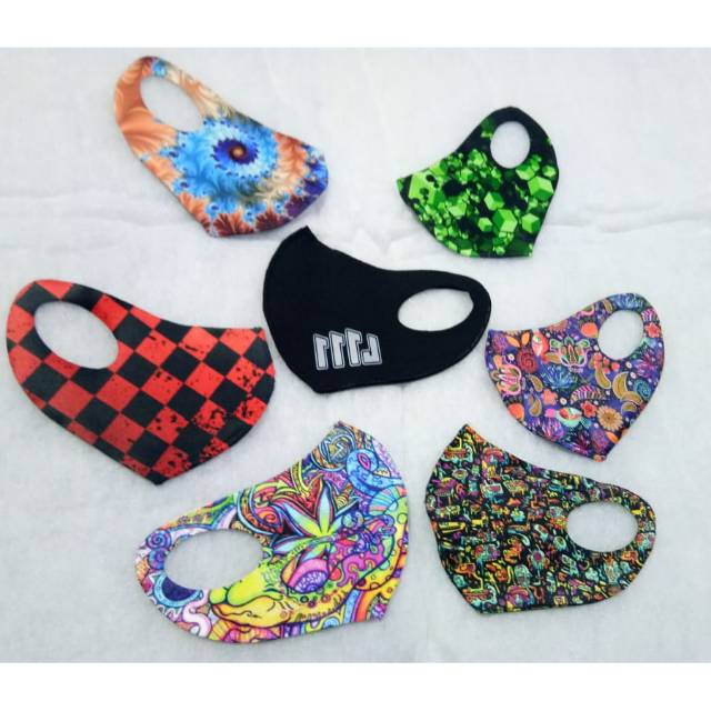 Masker Scuba 280 gram custom print