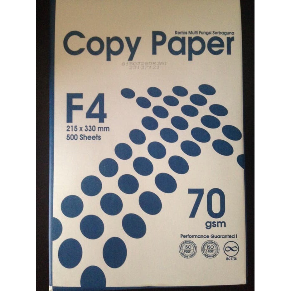 

Jual hvs Copy paper f4 Limited