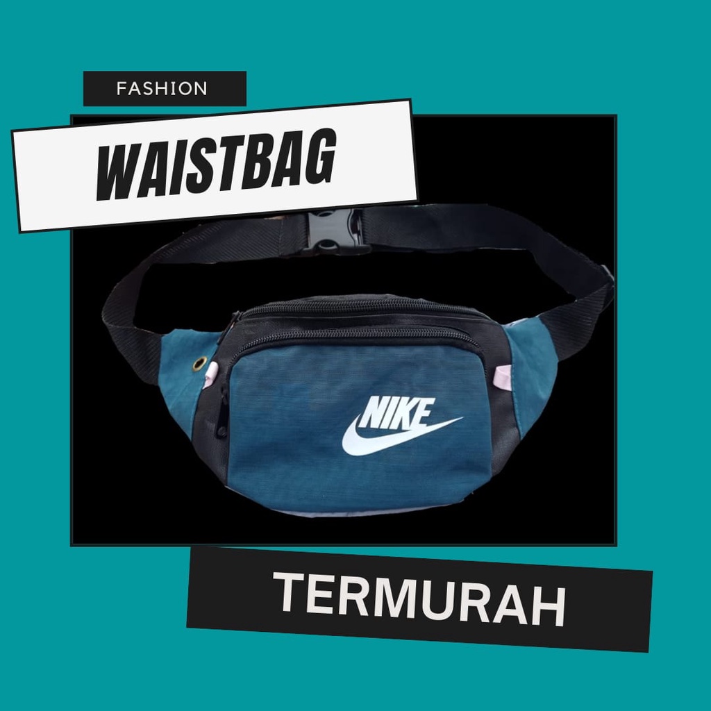 Random Model TAS WAISTBAG CODURA (HARGA GLOSIR )TAS PRIA-TAS WANITA-TAS MURAH