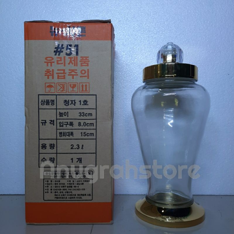 botol gingseng wadah gingseng korea