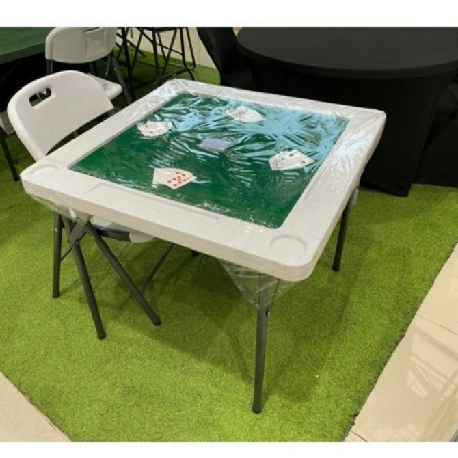 Krisbow Meja Mahjong Table Meja Poker Table Meja Teras Lipat Serbaguna