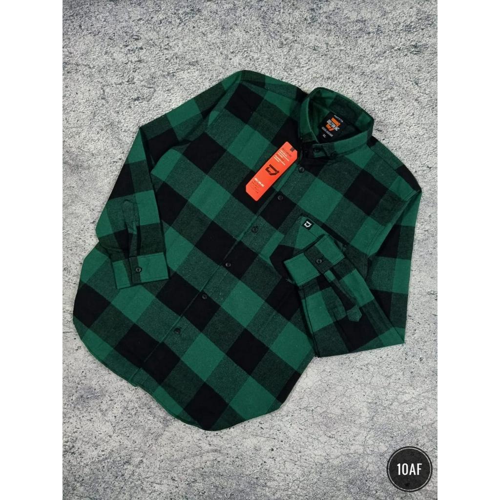 Kemeja Pria Lengan Panjang Model Slimfit - Kemeja Flanel (15AF)