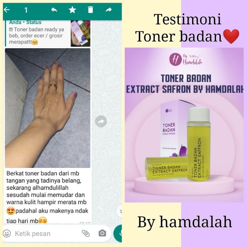 TONER BADAN BY HAMDALAH VIRAL TERAMPUH ANGKAT DAKI TERLARIS DAN TERAMPUH