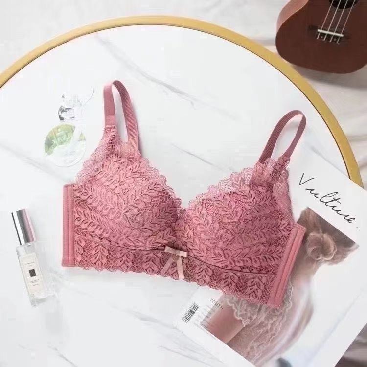 TELLY ➡️ 150 Fashion bra wanita Bra Sexy Tanpa Kwat Motif Bunga high quality