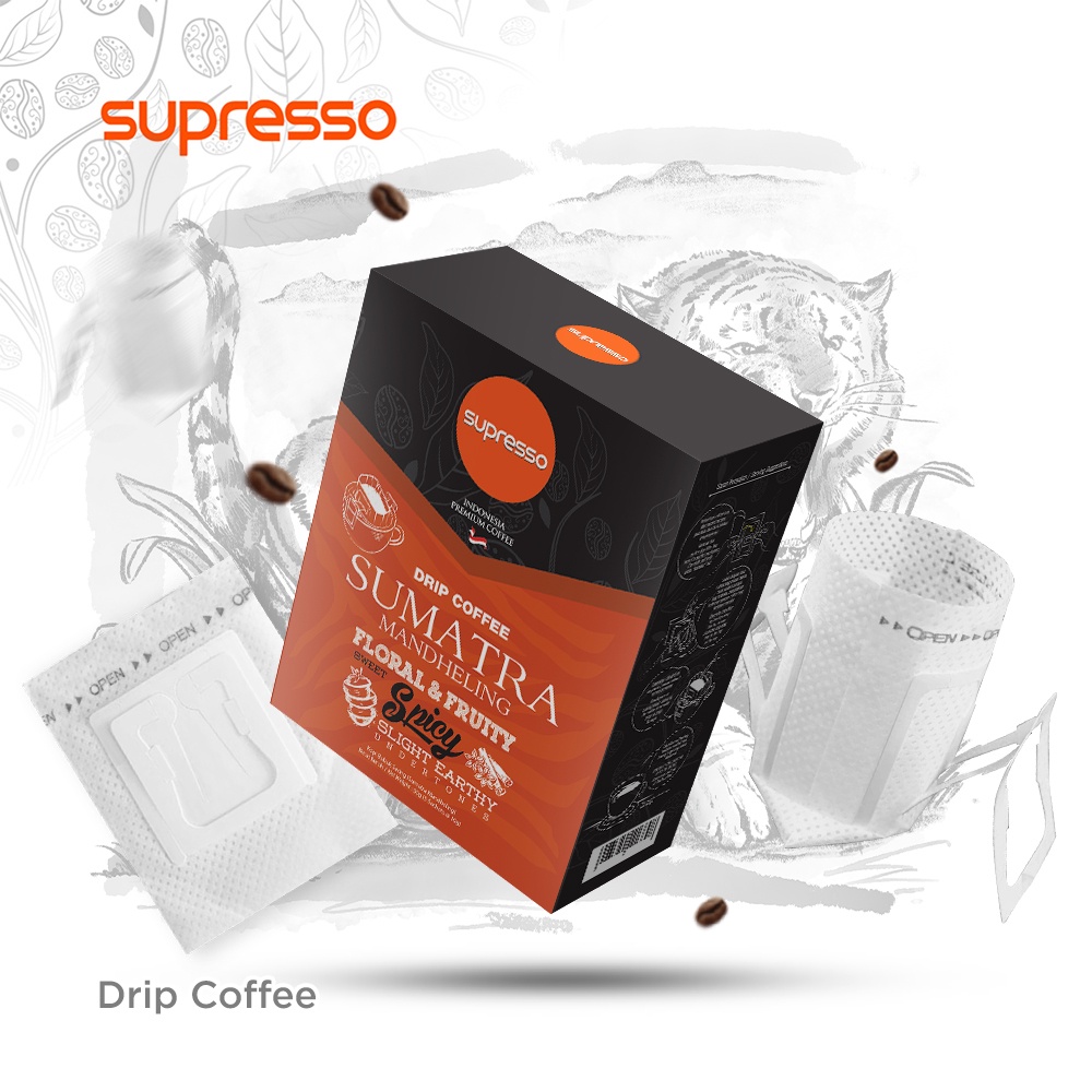 

Supresso Sumatra Mandheling Drip Coffee