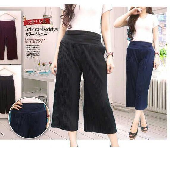  BEST SELLER KULOT PLISKET  PENDEK CELANA  PLISKET  153 
