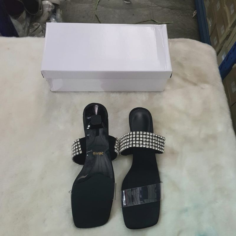 [✅BISA COD] 10071 Sepatu Wanita Import TP Diamond Hak Tinggi VIRAL 2021 2022