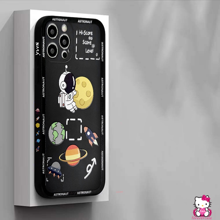 Soft Case Tpu Motif NASA Astronot Untuk iPhone 7 8 6 6s plus SE 2020 11 XR X XS max 13 12 pro max