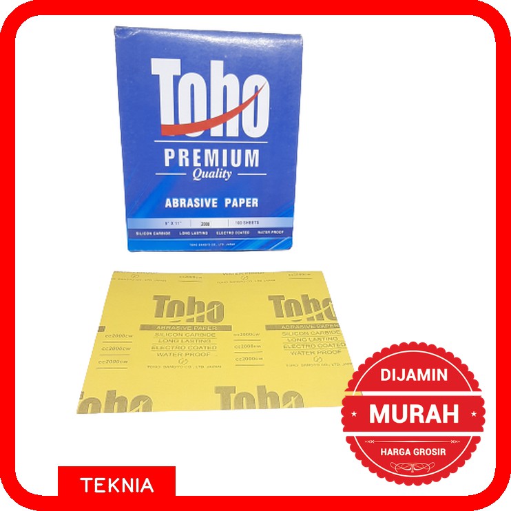 Amplas Toho 2000 Grit - Kertas Ampas Waterproof - Abrasive Paper