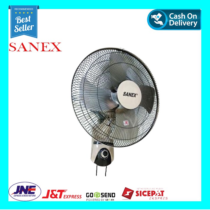 SANEX FW-1868 WALL FAN 18 Kipas Angin Baling'' Besi Kipas Angin Dinding 18 inch