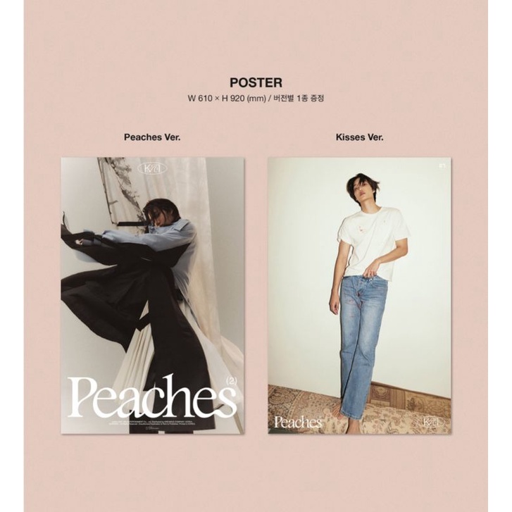 EXO OFFICIAL Rolled Poster KAI Peaches Photobook Ver. - Rolled Poster D.O. Empathy Photobook Ver.
