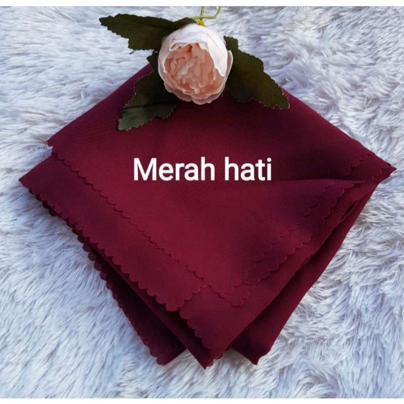 Terbaru Hijab Bella Square Laser cut