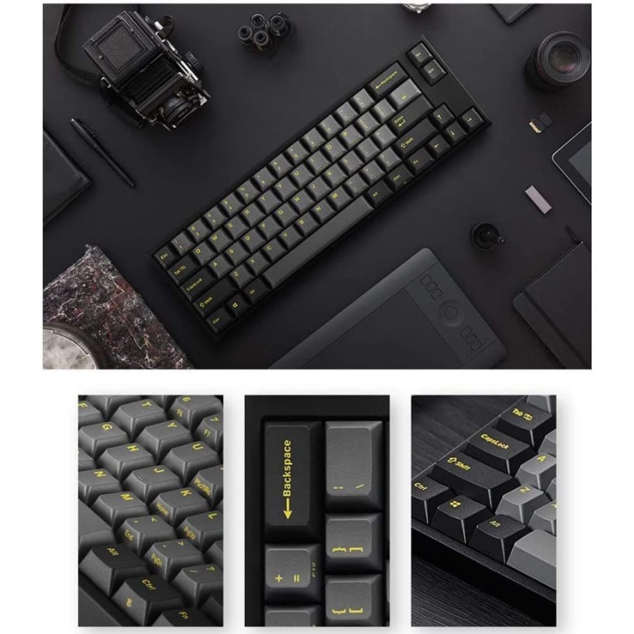 Leopold FC660MBT Ash Yellow Bluetooth 65% -PBT Mechanical Keyboard