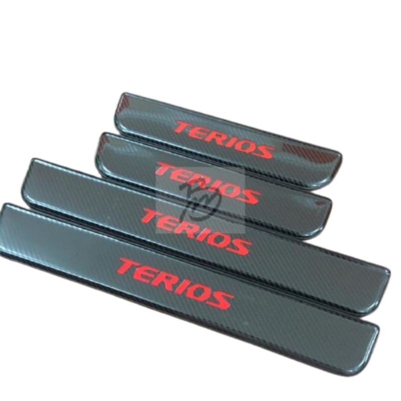 sill plate samping new terios 2018-2020 carbon glossy