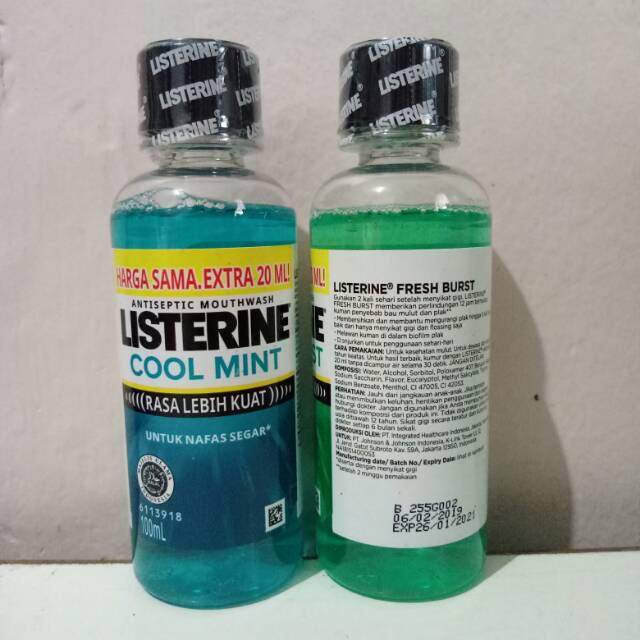 Listerine antiseptic mouthwash 100ml