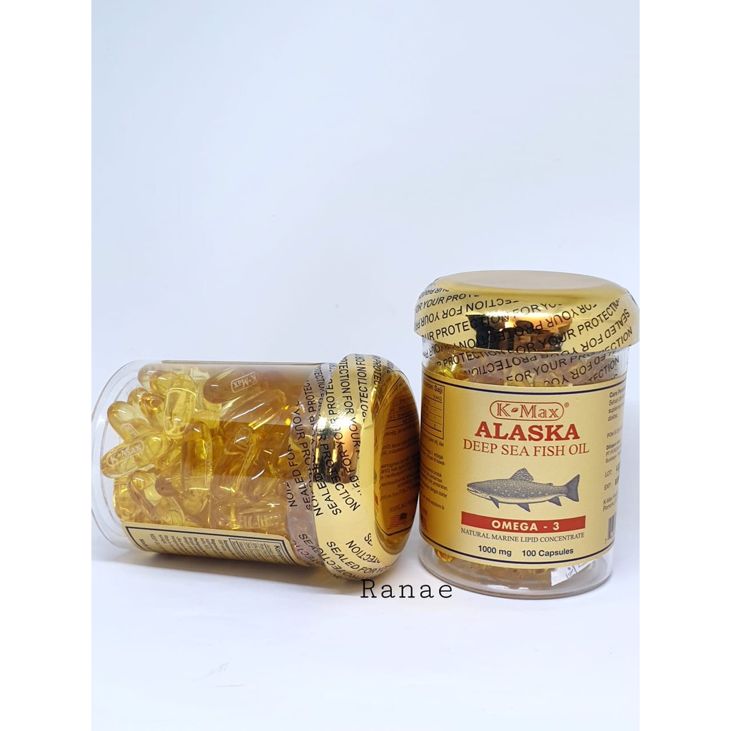 Gold K-Max Minyak ikan Alaska / fish oil