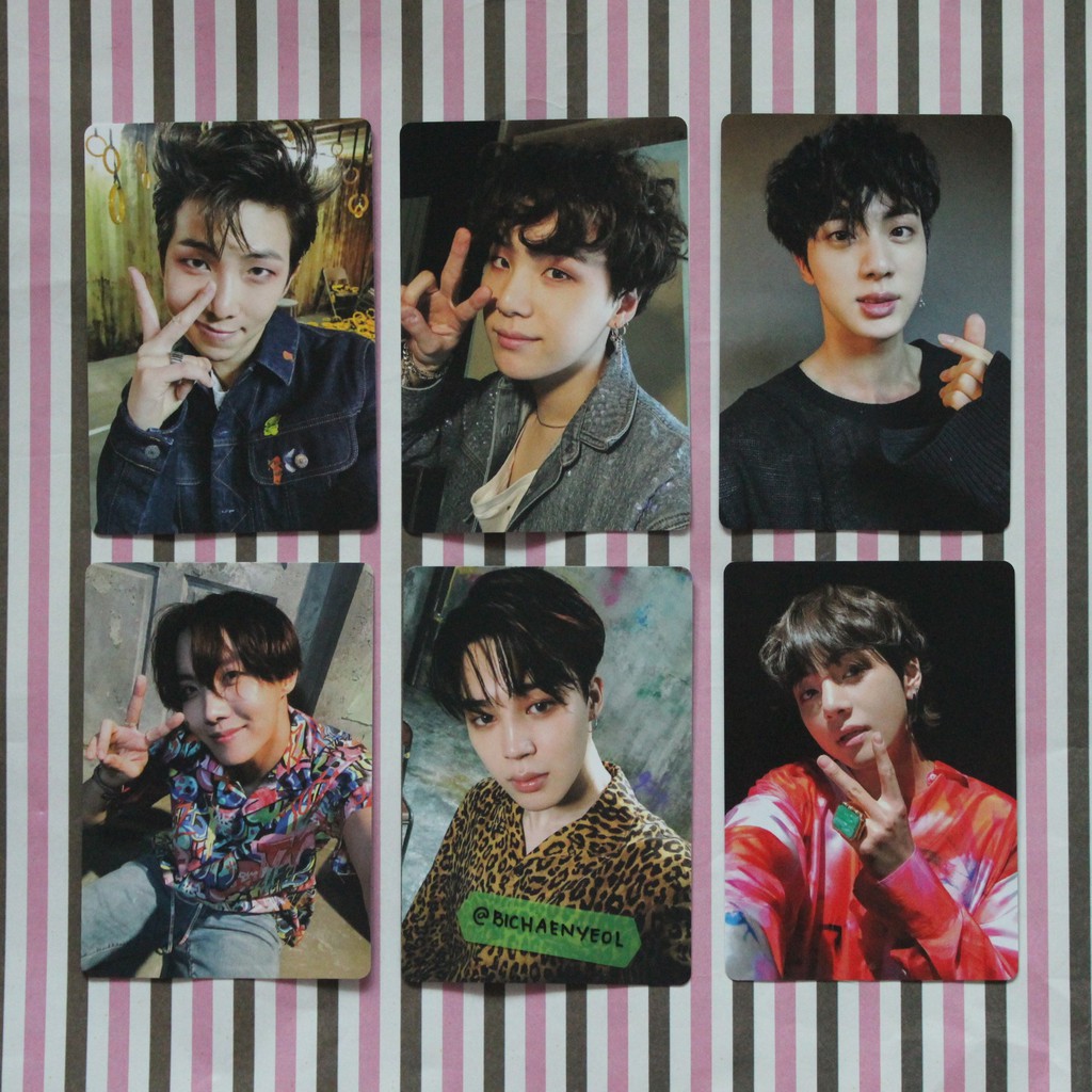 BTS Lightstick Army Bomb Versi 3 Photo Card | RM Namjoon Jungkook Jin Suga Jimin V Jhope Photocard