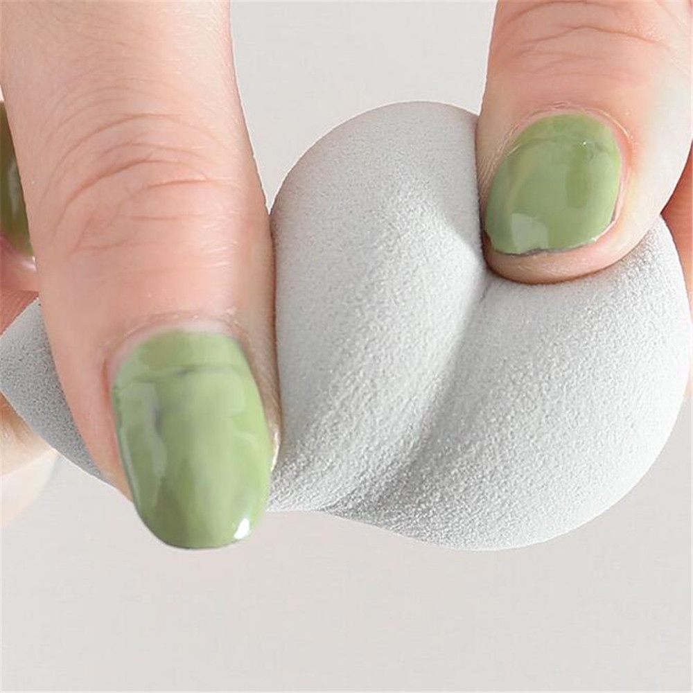 (Aaoottuuoo5.Id) 1pc Spons Beauty Blender Basah / Kering Bentuk Telur Untuk Makeup / Kosmetik Wanita