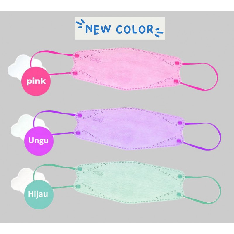 Masker Sensi Convex 4ply 20 pcs