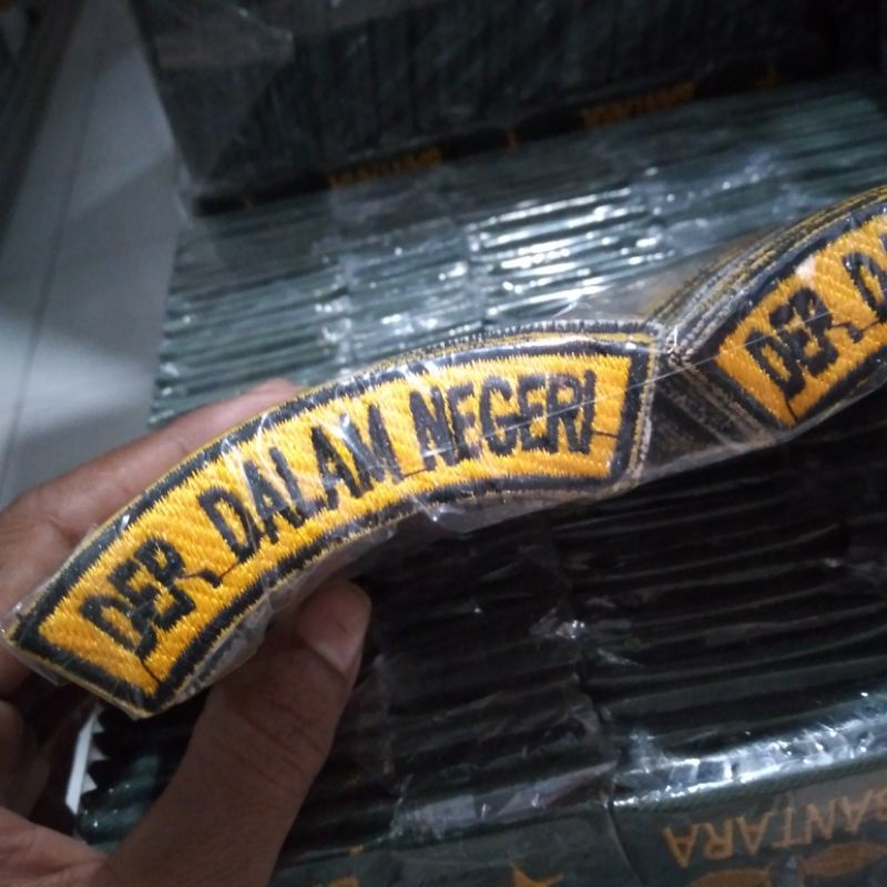 DEP. DALAM NEGERI bordir full 100 biji