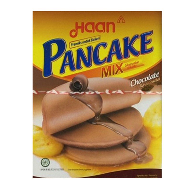 Tepung Praktis Haan Pancake Coklat Tepung Membuat Pancake 150GR